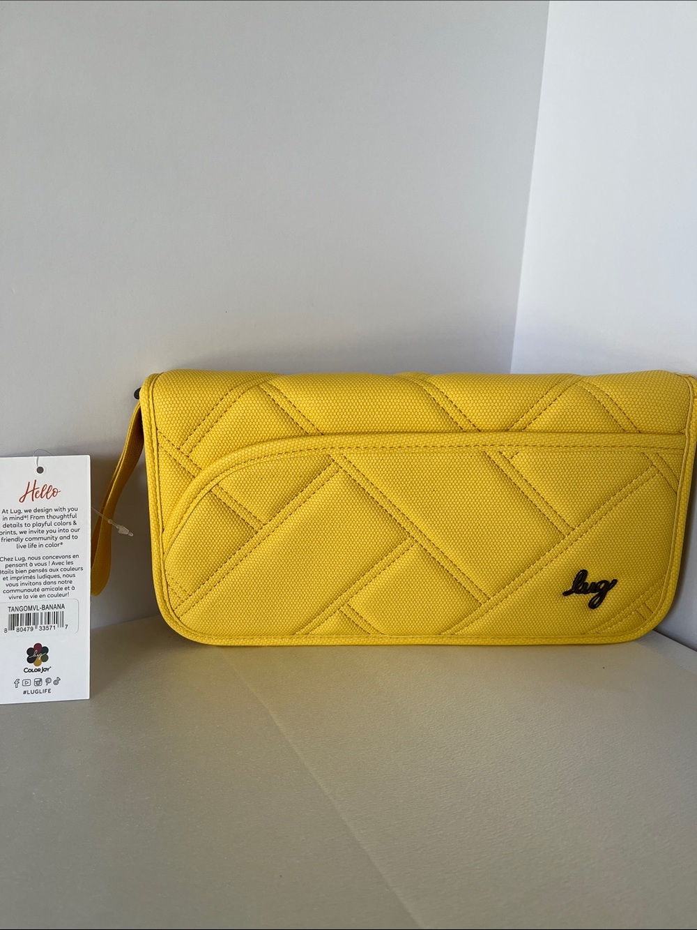 LUG - Tango Matte Luxe VL Travel RFID Wallet in Banana